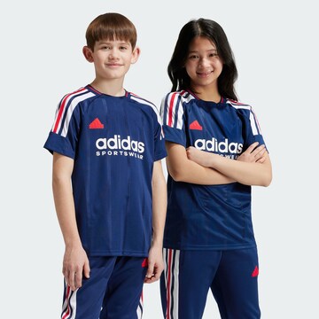 ADIDAS SPORTSWEAR Performance shirt 'Tiro Nations' in Blue: front