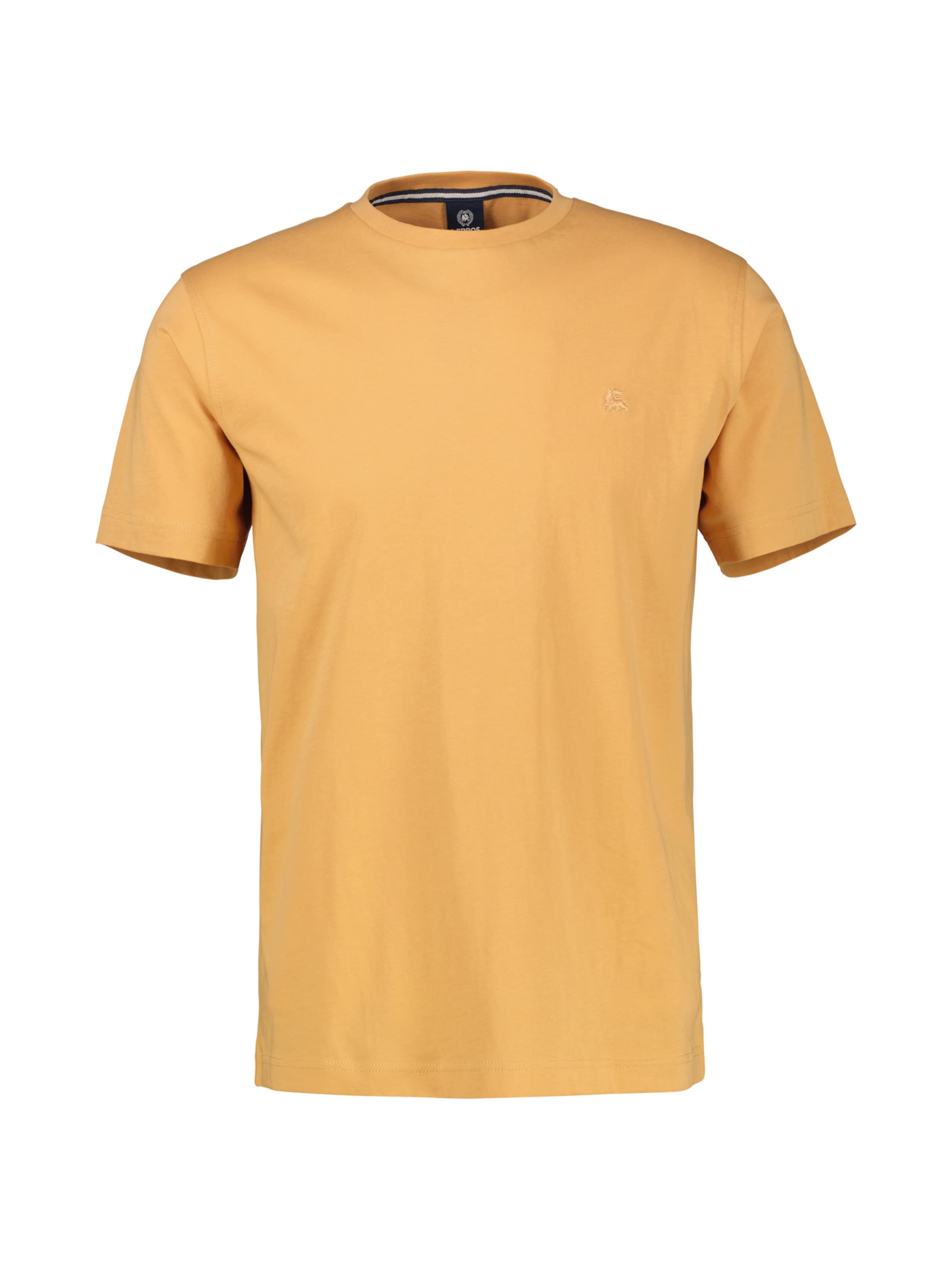 LERROS Rundhals T-Shirt aus Baumwolle in Orange