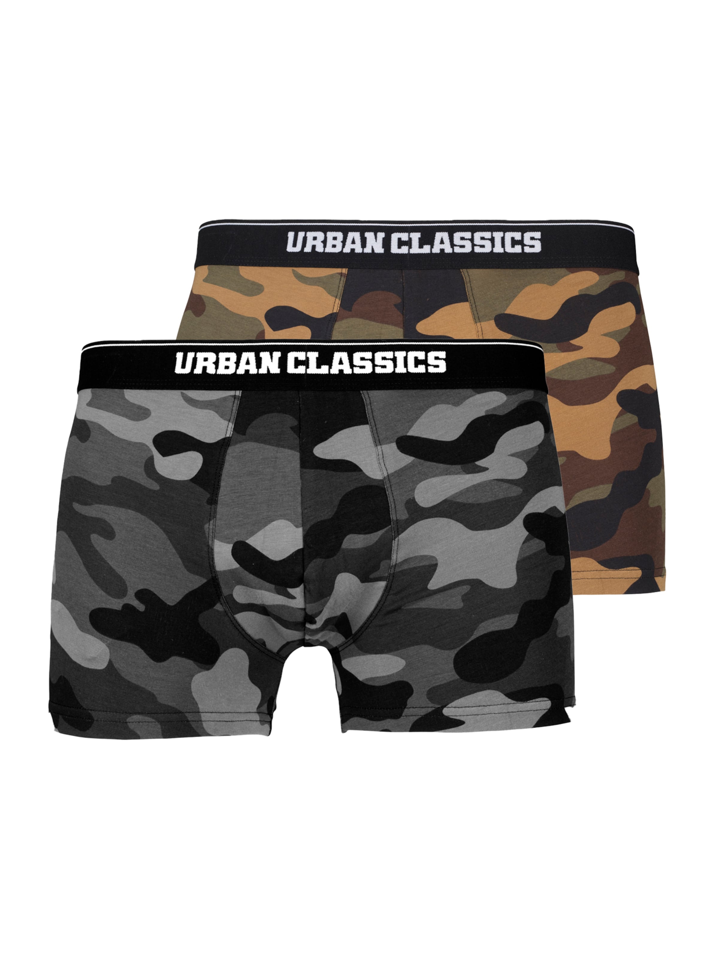 Männer Wäsche Urban Classics Boxershorts in Grau, Khaki - QY07301