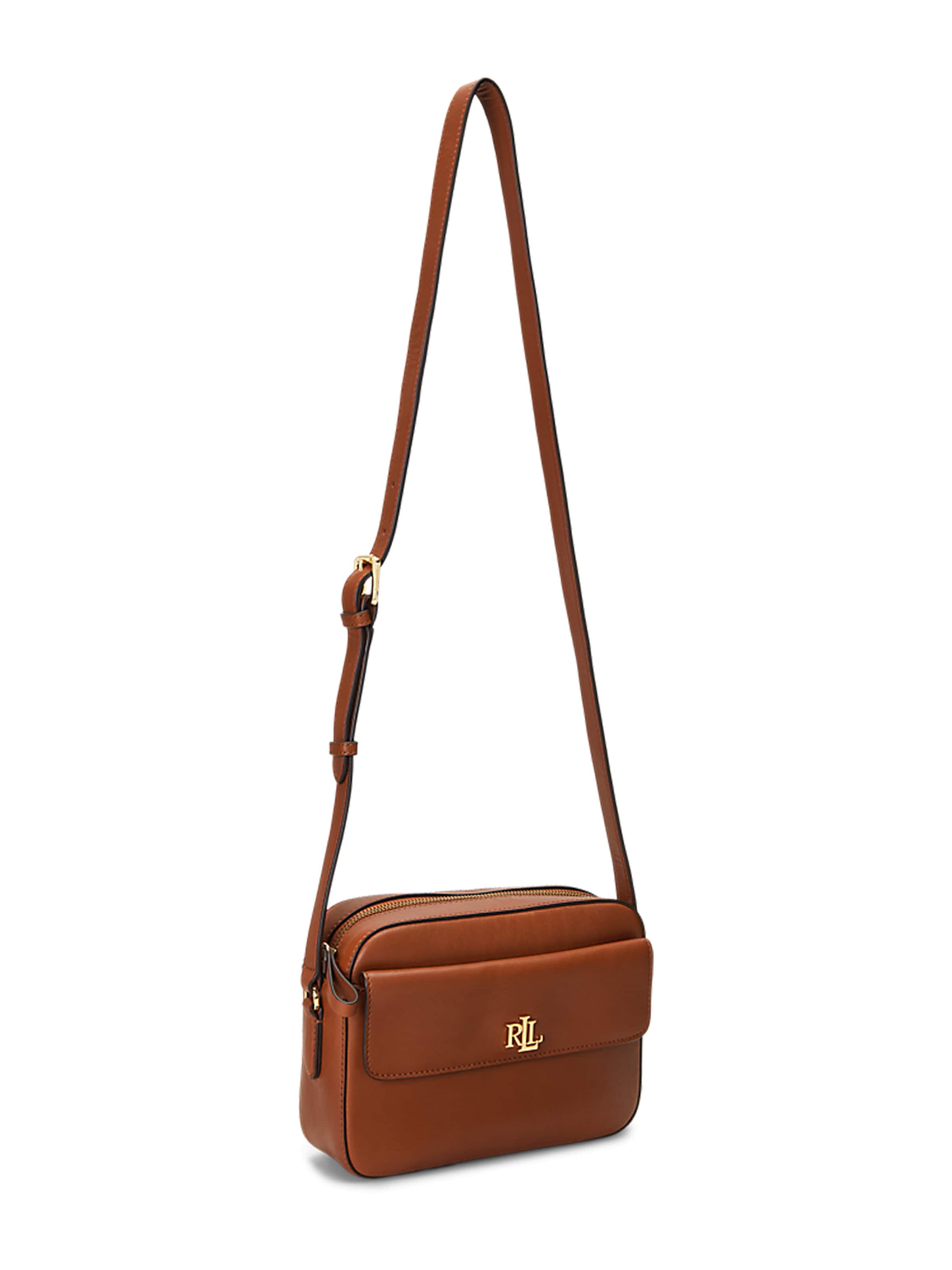 ruda Lauren Ralph Lauren Rankinė su ilgu dirželiu 'MARCY': priekis