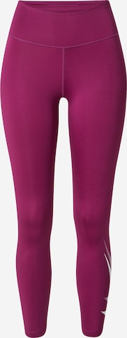 NIKE Sportbroek in Rood: voorkant