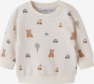 NAME IT - Sweatshirt 'NBMRAGNER' em cinzento: frente