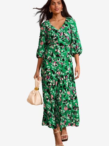 Abito di love & roses in verde: frontale