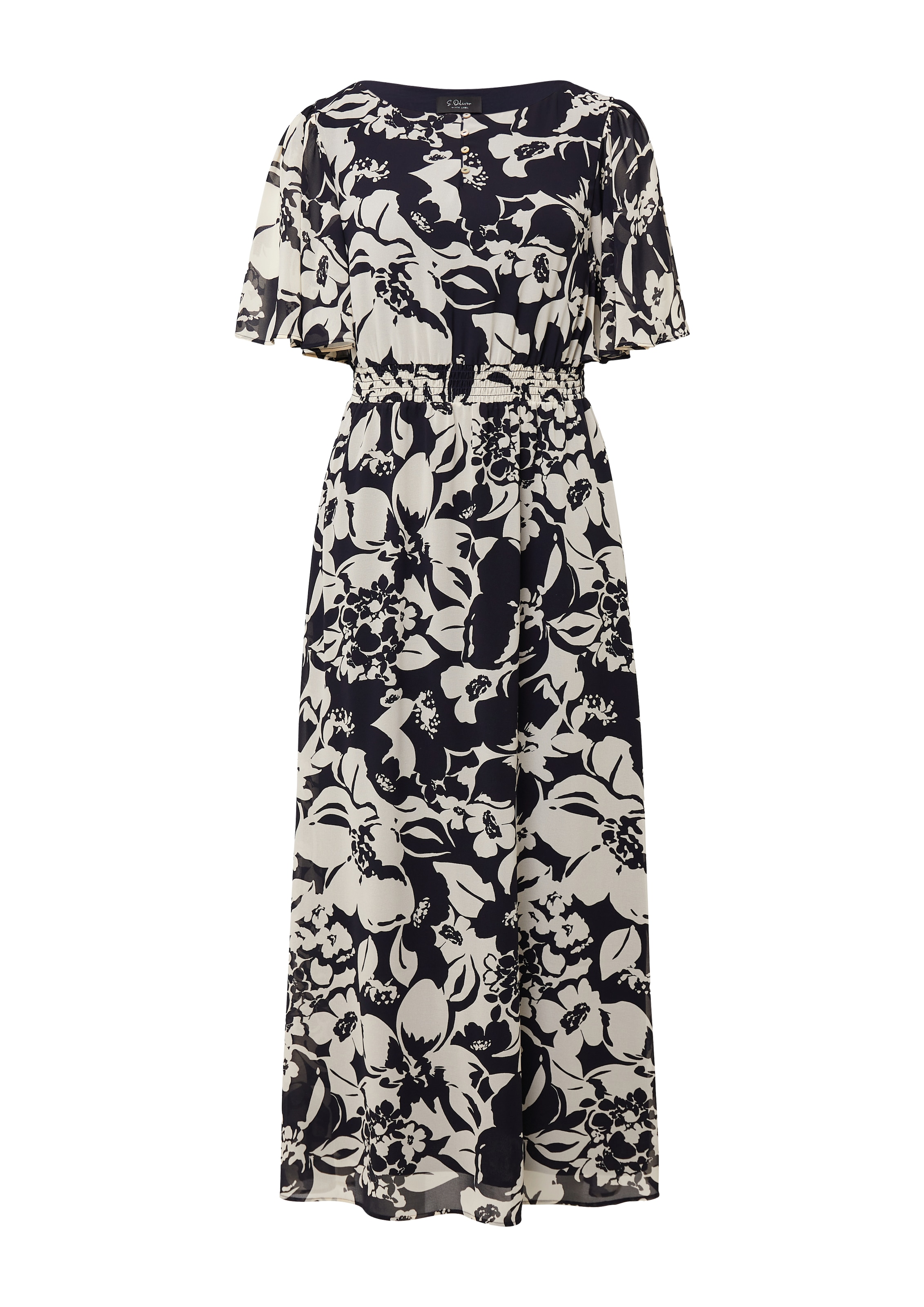 s.Oliver BLACK LABEL Jurk in Blauw: voorkant