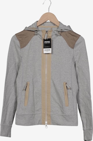 Frauenschuh Kapuzenpullover S in Grau: Vorderseite