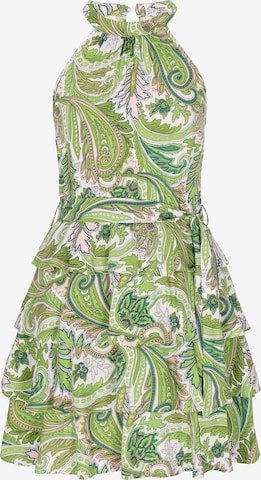 IZIA Zomerjurk 'Festival' in Groen: voorkant