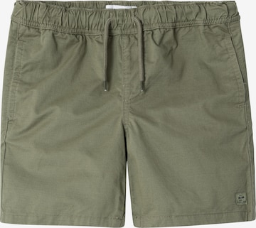 Regular Pantalon 'RYAN' NAME IT en vert : devant