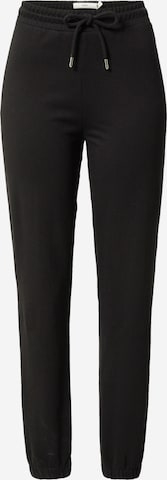 ICHI Tapered Pants 'Ihvea' in Black: front