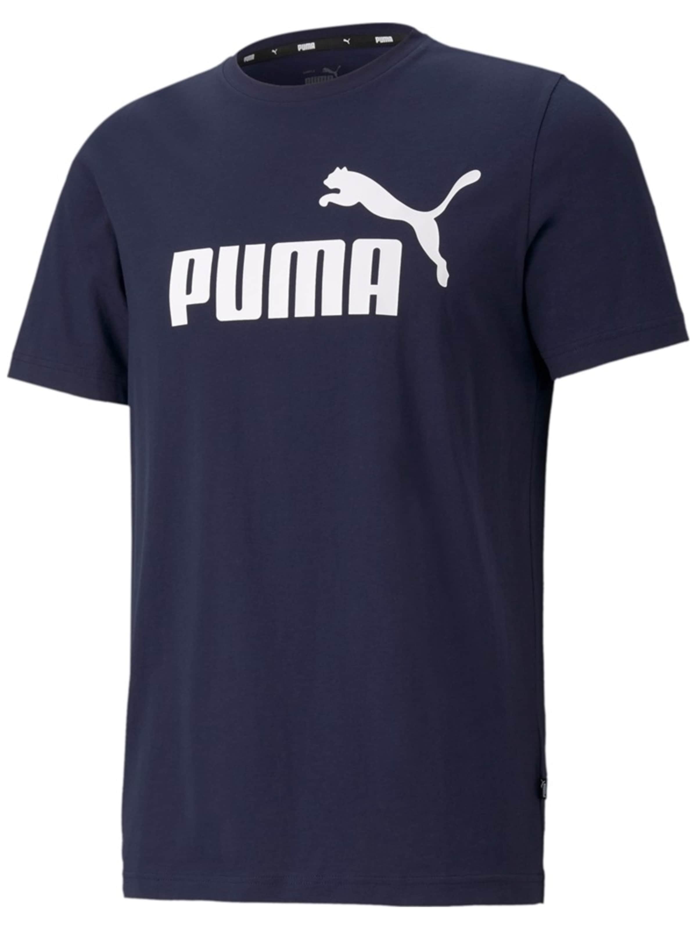 T-Shirt 'Puma Essentials' PUMA en bleu : devant