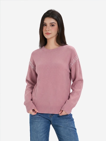 Imily Bela Pullover in Pink: Vorderseite