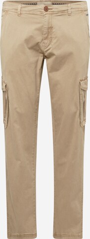 Pantalon cargo BLEND en marron : devant