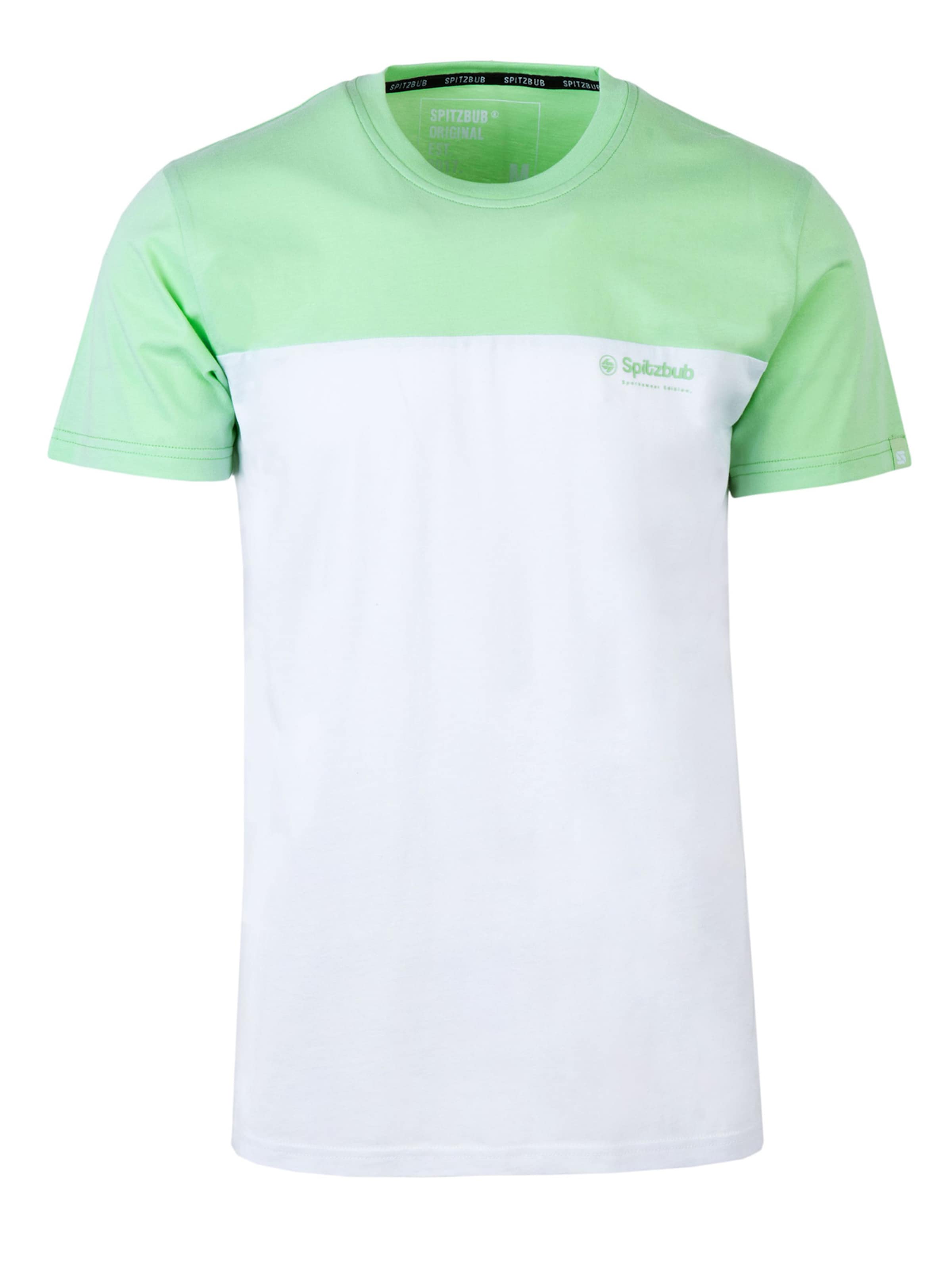 T-Shirt SPITZBUB en vert : devant