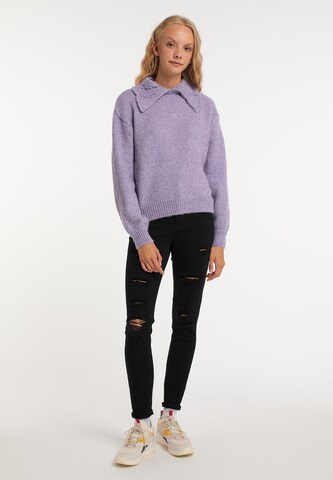 MYMO - Pullover em roxo