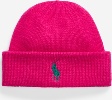 Polo Ralph Lauren Muts in Roze: voorkant