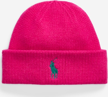 Polo Ralph Lauren Beanie in Pink: front