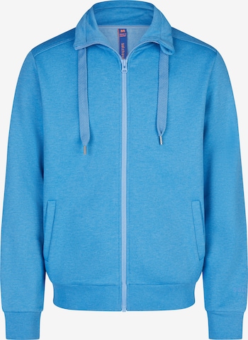 salzhaut Sweatjacke 'MOOL' in Blau: Vorderseite