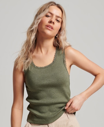 Superdry - Top em verde: frente