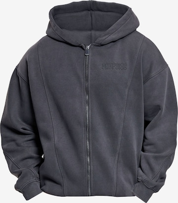 Dropsize Sweat jacket in Black: front