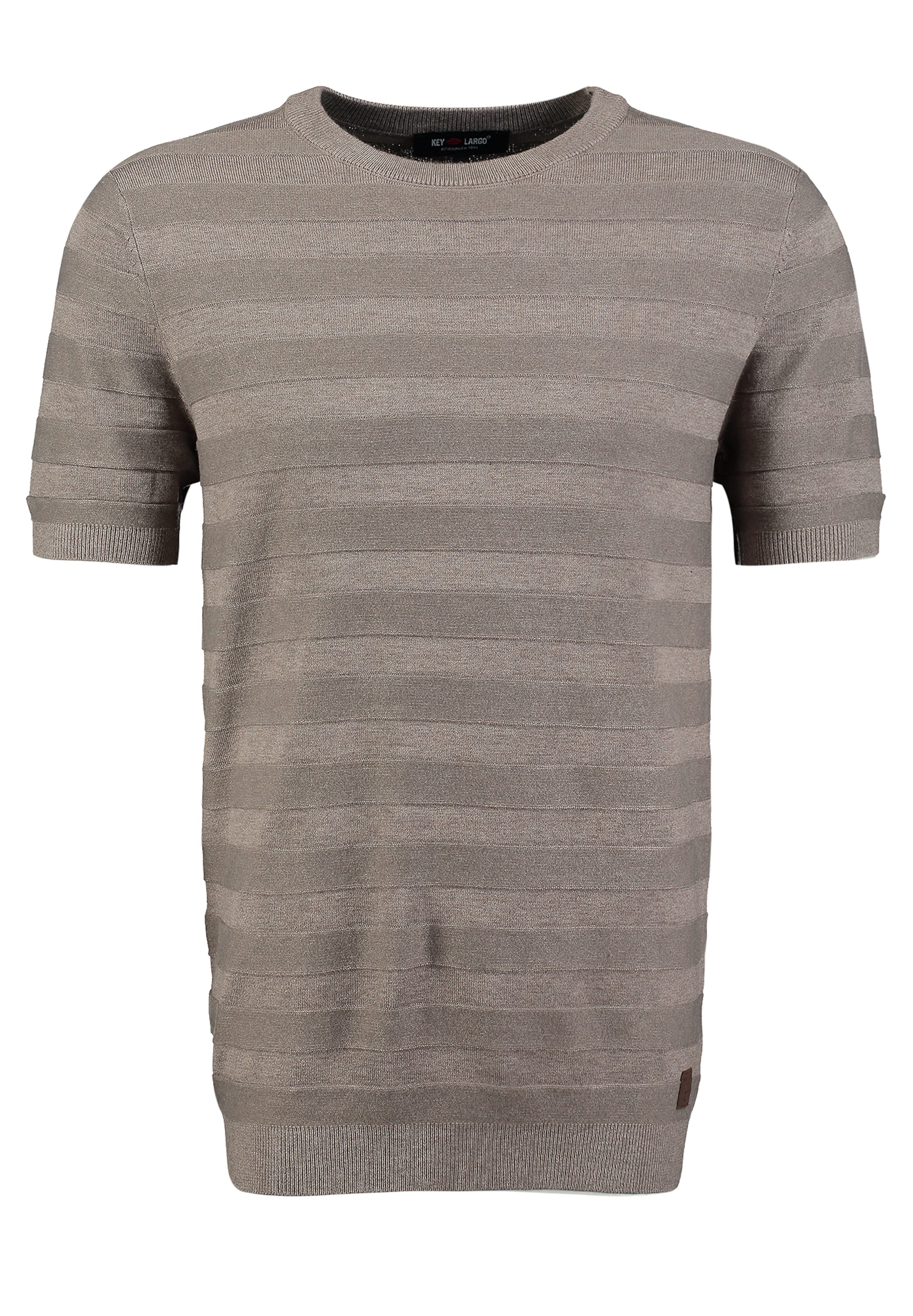 T-Shirt 'DOCK' Key Largo en marron : devant