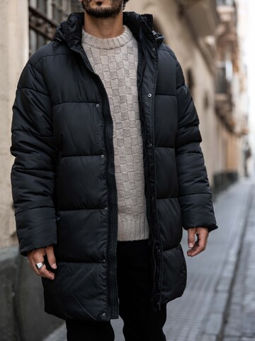 DAN FOX APPAREL - Sobretudo de inverno 'Alessio' em preto