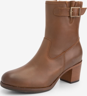 Mysa Ankle Boots in Beige: front