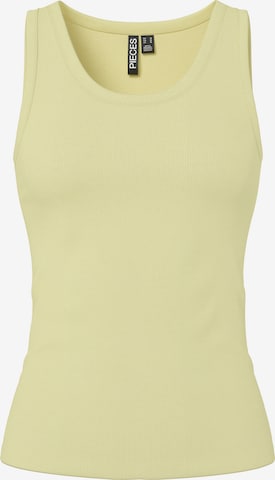 PIECES Top 'PCMay' in Yellow: front