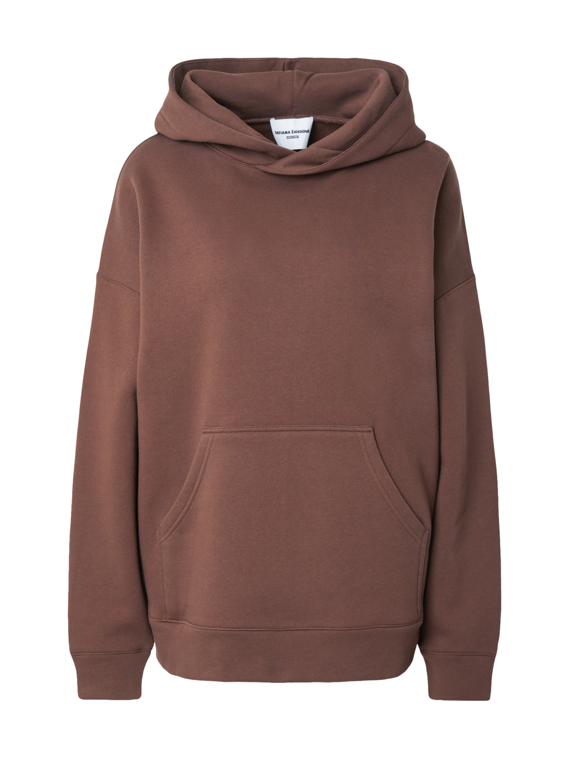 Tatiana Zidekova Sweatshirt in Brown: front