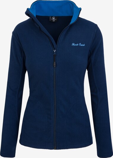 Rock Creek Fleecejacke in blau / navy, Produktansicht