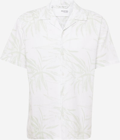 Marškiniai iš SELECTED HOMME, spalva – pastelinė žalia / balta, Prekių apžvalga