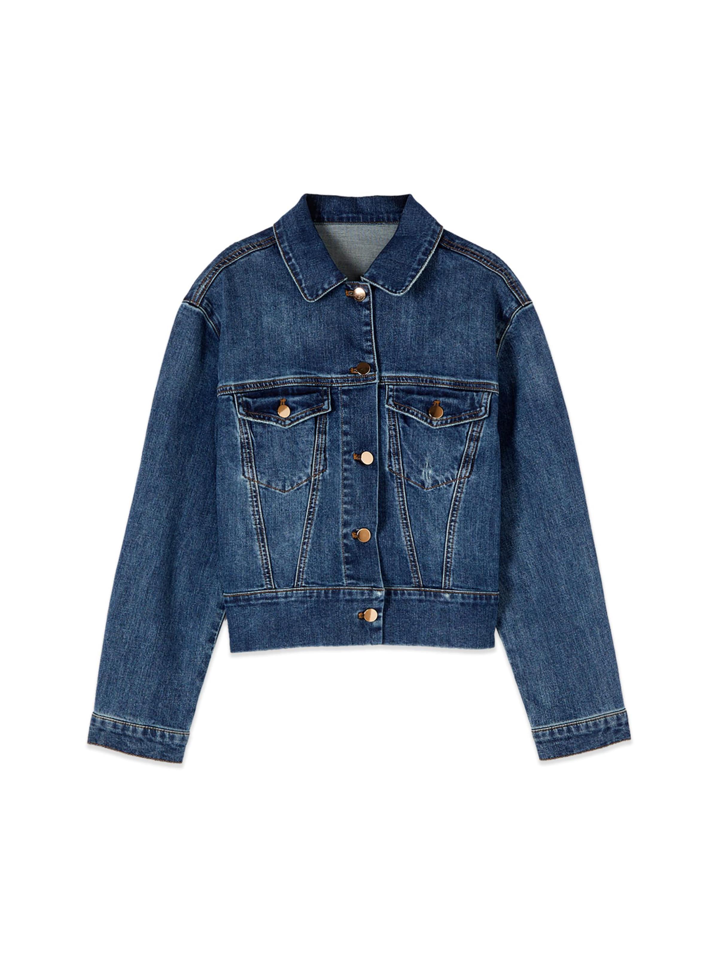 Veste mi-saison oltre en bleu : devant