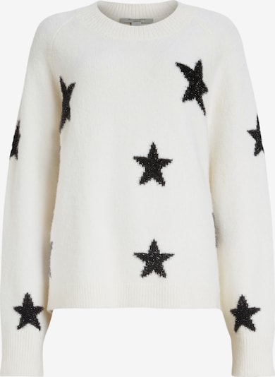 AllSaints Trui 'STARLET' in de kleur Zwart / Wit, Productweergave