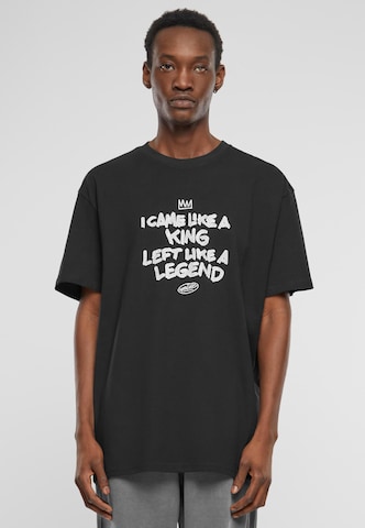 MT Upscale Shirt 'Like A Legend' in Zwart: voorkant