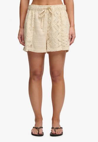 Regular Pantalon Superdry & Co en beige : devant