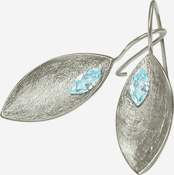 Boucles d'oreilles Gemshine en argent : devant