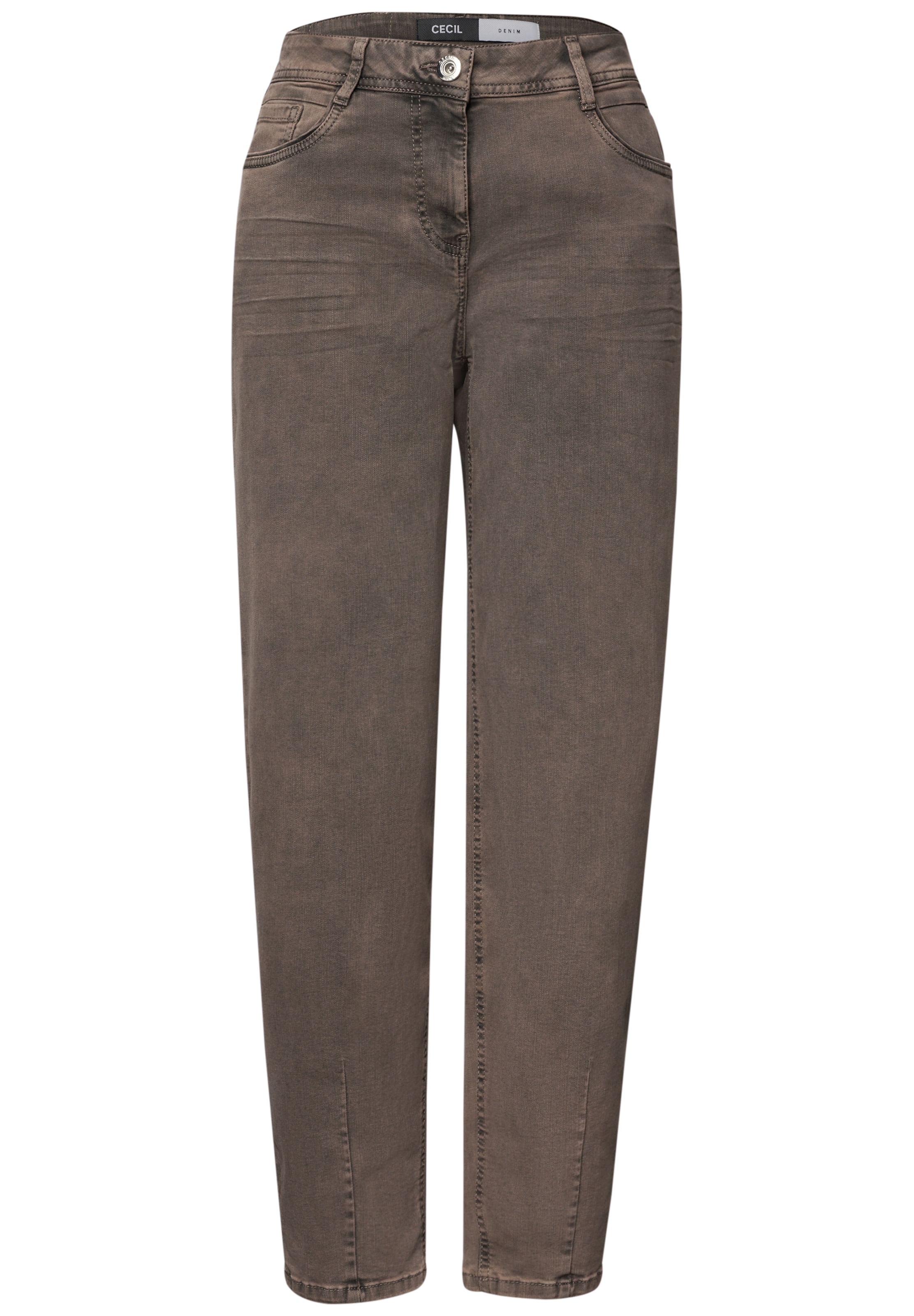 CECIL Vat Jeans 'Scarlett' in Bruin: voorkant