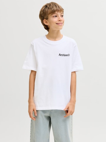Jack & Jones Junior Shirts i hvid: forside