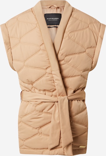 SCOTCH & SODA Gilet en beige, Vue avec produit