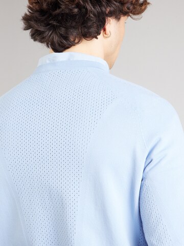 BOSS Sweter 'K_Seamless Tech_CN' w kolorze niebieski
