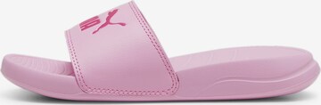 Claquettes / Tongs 'Popcat 20' PUMA en rose : devant