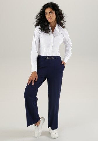 Aniston SELECTED Blouse Bodysuit in White: front