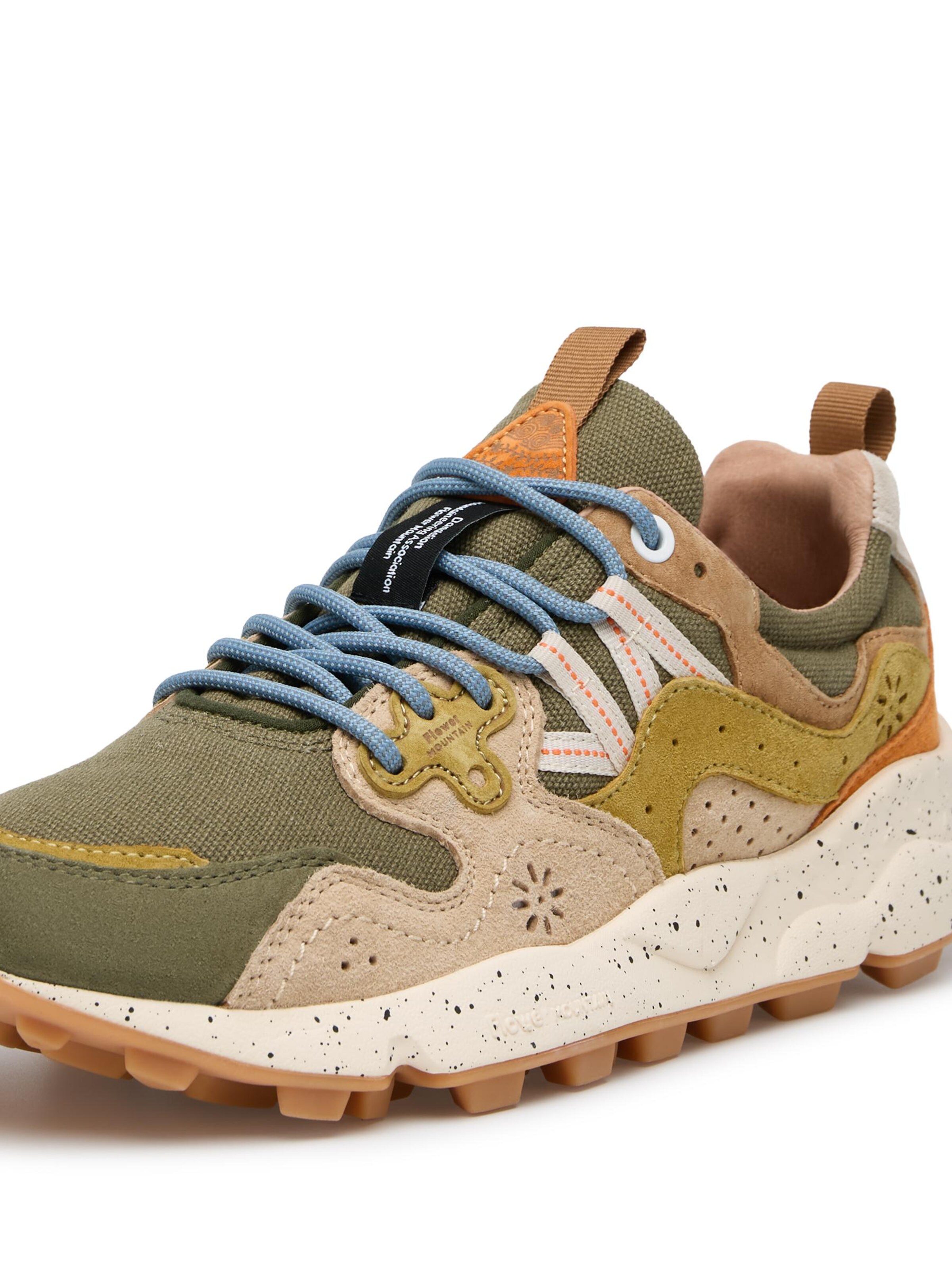 Baskets basses 'YAMANO 3 UNI' Flower Mountain en vert