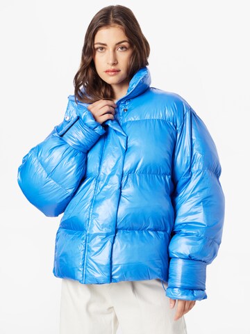 Oval Square Zimní bunda 'Active' – modrá: přední strana