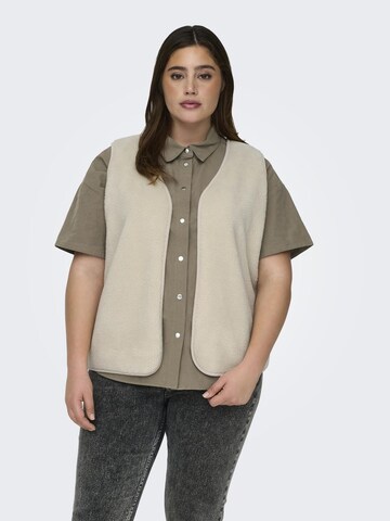 Gilet ONLY Carmakoma en beige