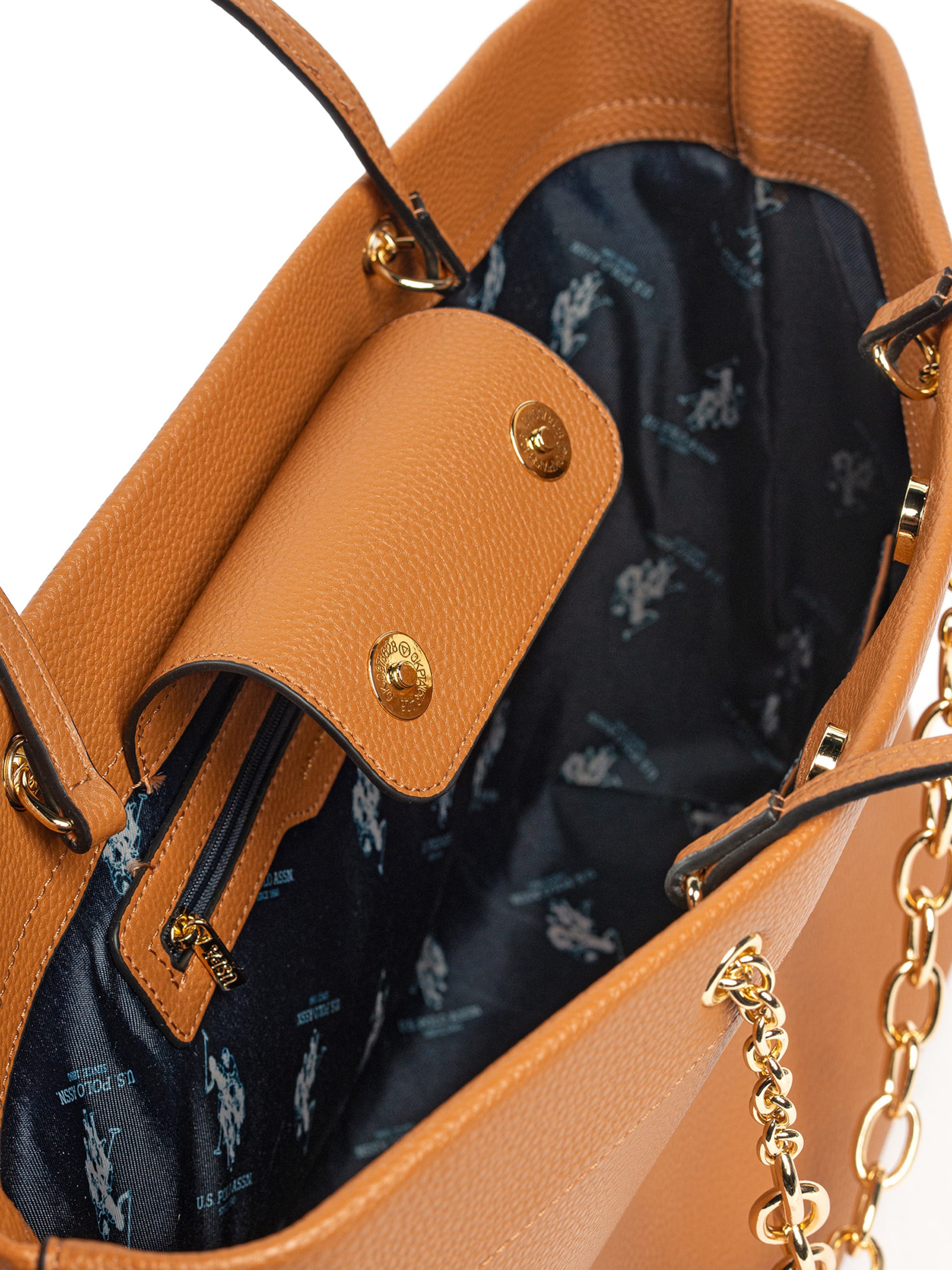 Shopper di U.S. POLO ASSN. in marrone