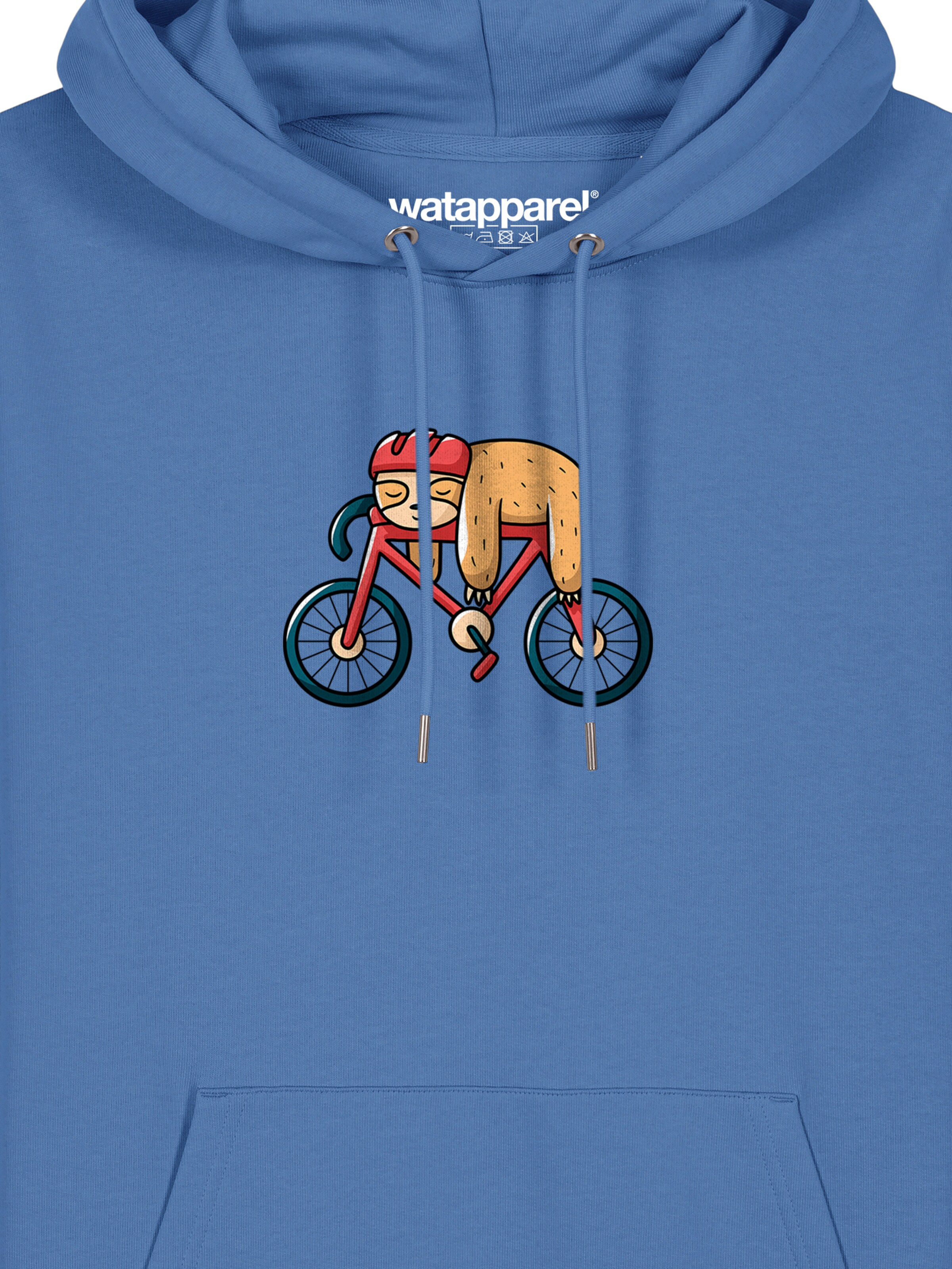 Watapparel Sweatshirt ' Sloth ' in Blauw