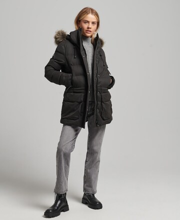 Superdry Winter jacket in Black