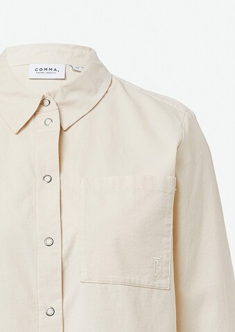 Chemisier comma casual identity en beige