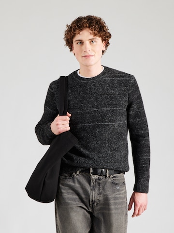 Only & Sons Πουλόβερ σε μαύρο: μπροστά