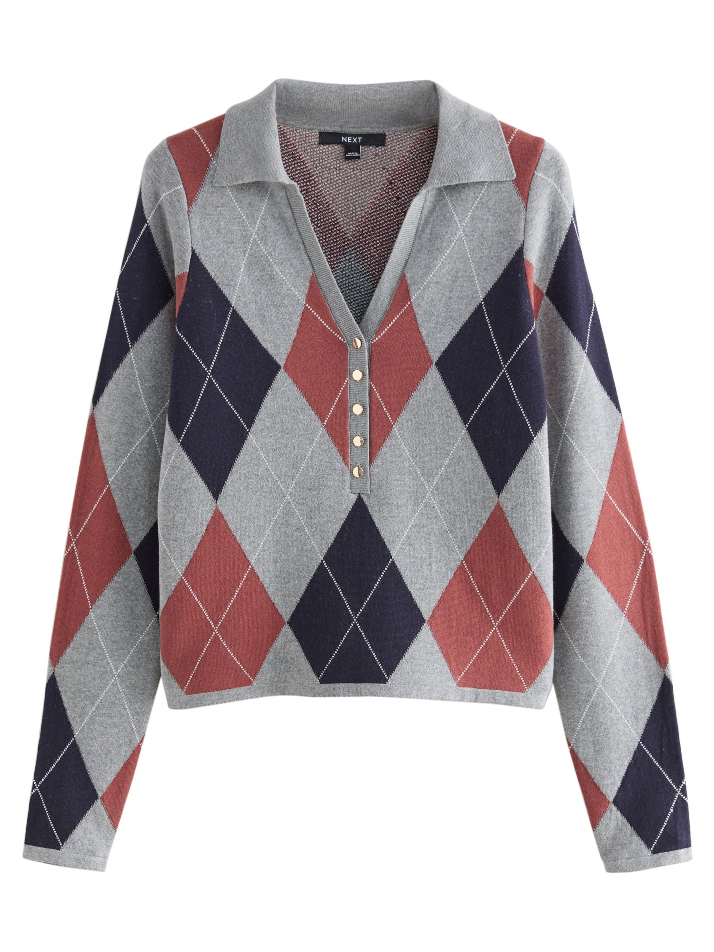 Next Pullover in Grau: Vorderseite