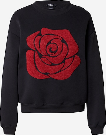 Monki Sweatshirt i svart: framsida